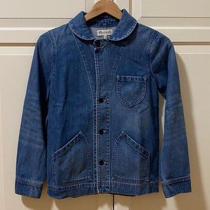 Madewell Rounded Collar Denim Jeans Jacket
